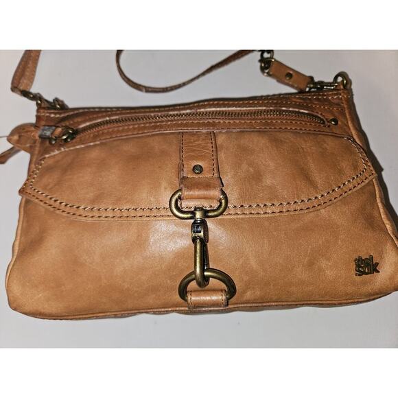 The Sak Ventura Crossbody Shoulder Bag Tobacco Tan Leather 11x7x2 - Picture 6 of 14